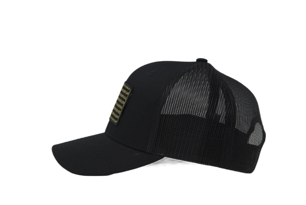 Tiger Stripe American Flag Hat